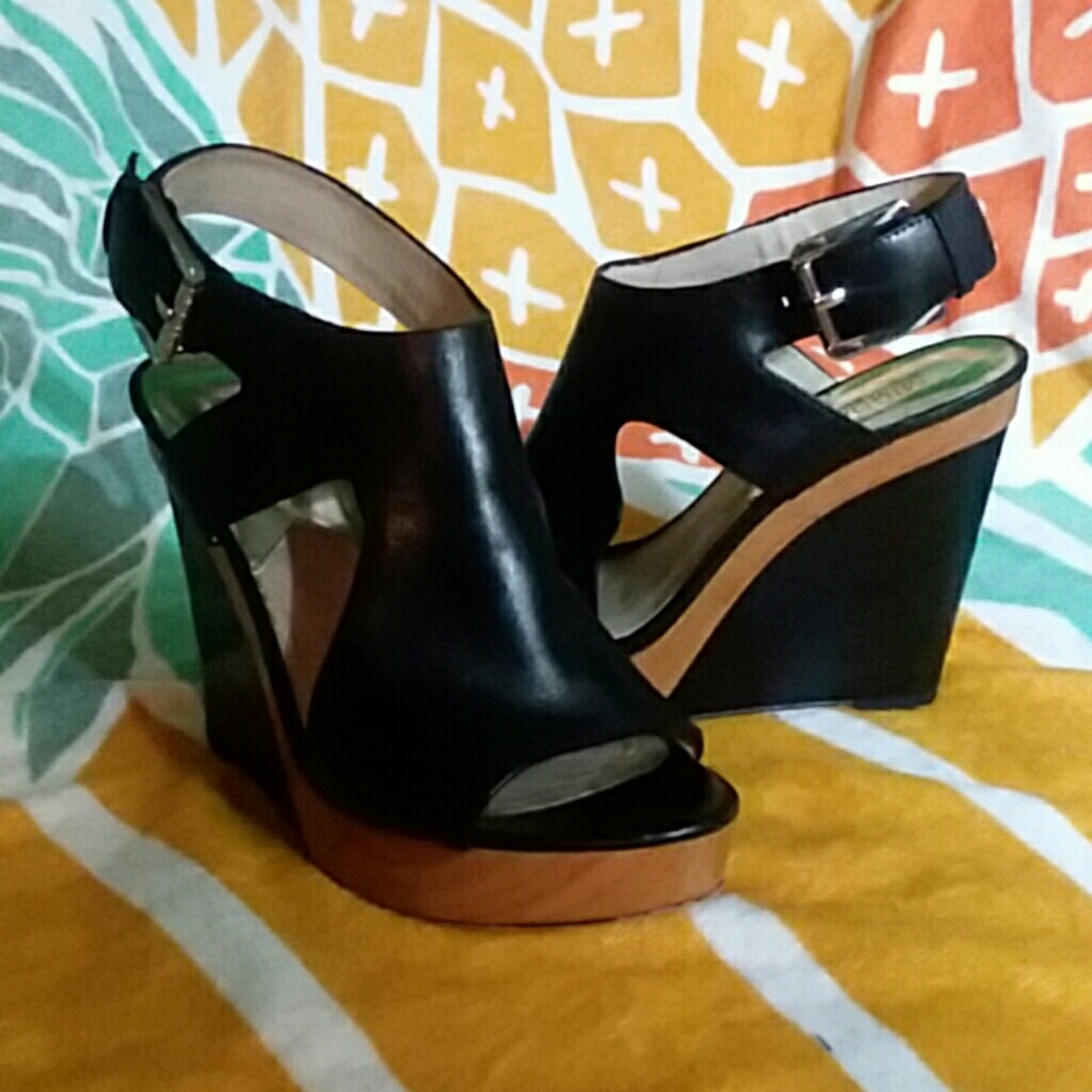 Michael Kors Black Wedges
